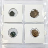 Franklin D. Roosevelt 4 Piece (One Coin + Three Stamps) (Mini Album) (FDR-4PCMINI)