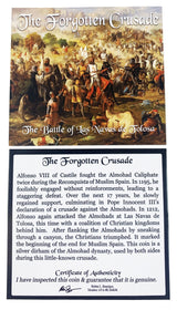 The Forgotten Crusade: The Battle of Las Navas de Tolosa (silver Almohad coin) (Black Box) (FORGOTTENCRUSADE-BBOX)