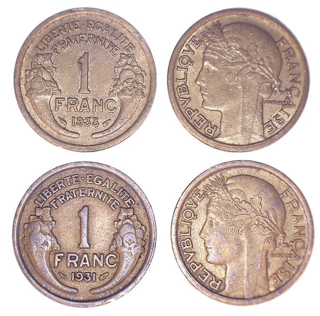 France KM885(VF) 1 Franc - 1931