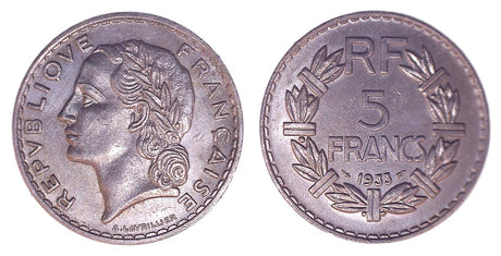 France KM888(XF) 5 Francs