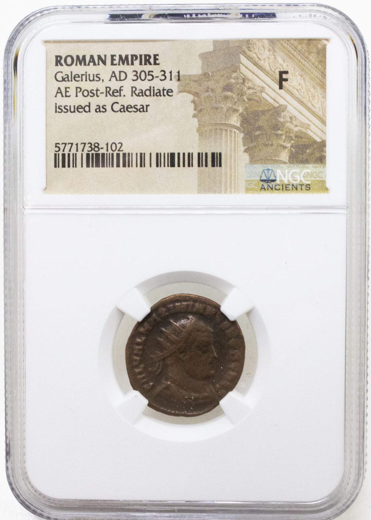 GALERIUS(ANT)NGC(F) Roman AE of Galerius (AD293-311) NGC(F)