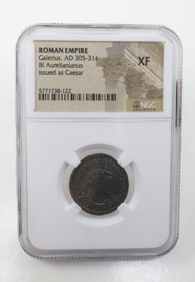 GALERIUS(ANT)NGC(XF) Roman AE of Galerius (AD293-311) NGC(XF)