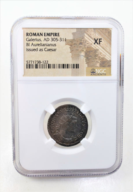 GALERIUS(ANT)NGC(XF) Roman AE of Galerius (AD293-311) NGC(XF)