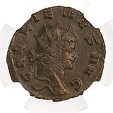 GALLIENUS(ANT)NGC(AU) Roman AE of Gallienus (AD 253-268) NGC(AU)