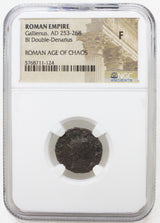 GALLIENUS(ANT)NGC(F) Roman AE of Gallienus (AD 253-268) NGC(F)