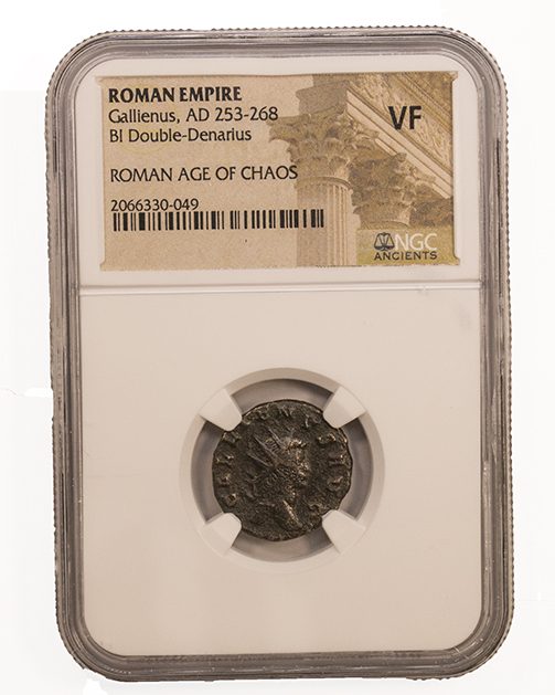 GALLIENUS(ANT)NGC(VF) Roman AE of Gallienus (AD 253-268) NGC(VF)