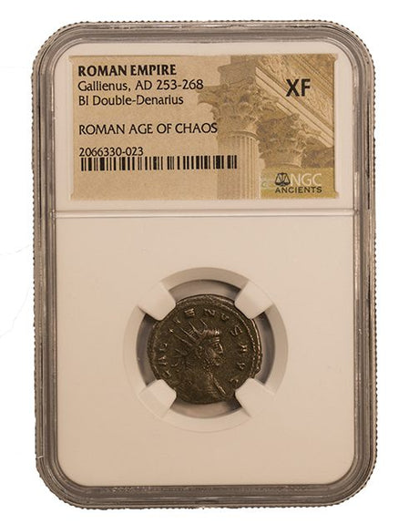 GALLIENUS(ANT)NGC(XF) Roman AE of Gallienus (AD 253-268) NGC(XF)