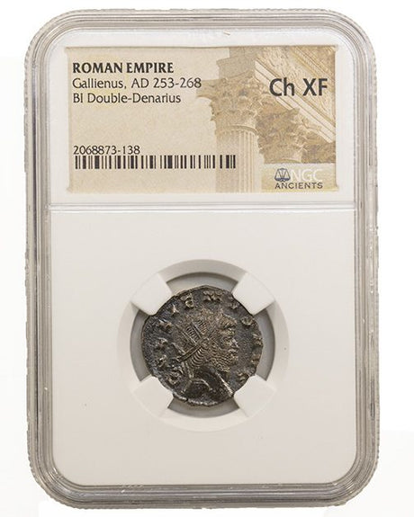 GALLIENUS(AR)NGC(CH-XF) Roman Silver Antoninianus of Gallienus (AD 253-268) NGC(CH-XF)