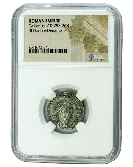 GALLIENUS(AR)NGC(MG) Roman Silver Antoninianus of Gallienus (AD 253-268) NGC(MG)