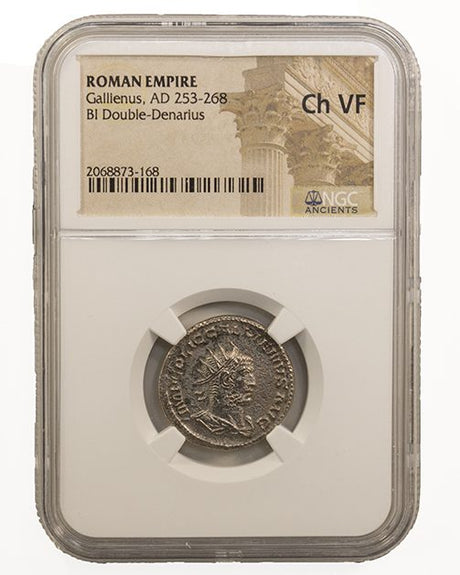 GALLIENUS(AR)NGC(VF) Roman Silver Antoninianus of Gallienus (AD 253-268) NGC(VF)