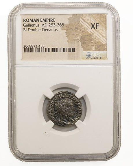 GALLIENUS(AR)NGC(XF) Roman Silver Antoninianus of Gallienus (AD 253-268) NGC(XF)