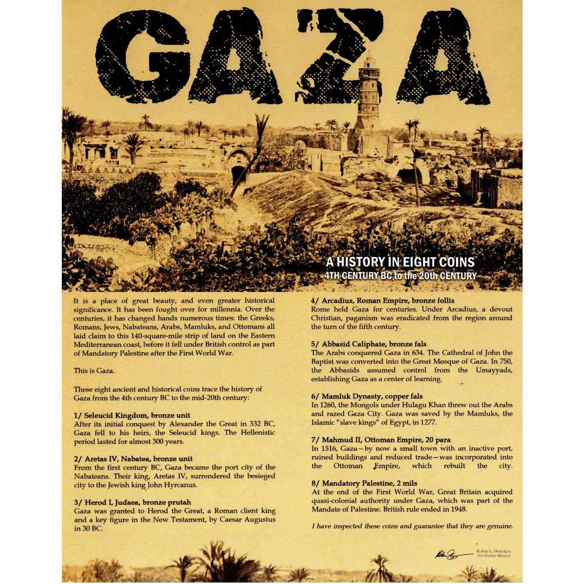 Gaza: A History in Eight Coins