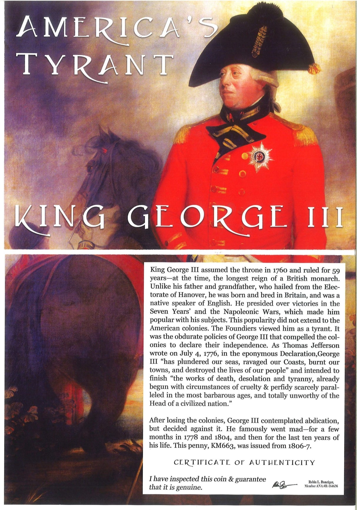 King George III: America's Tyrant (album)