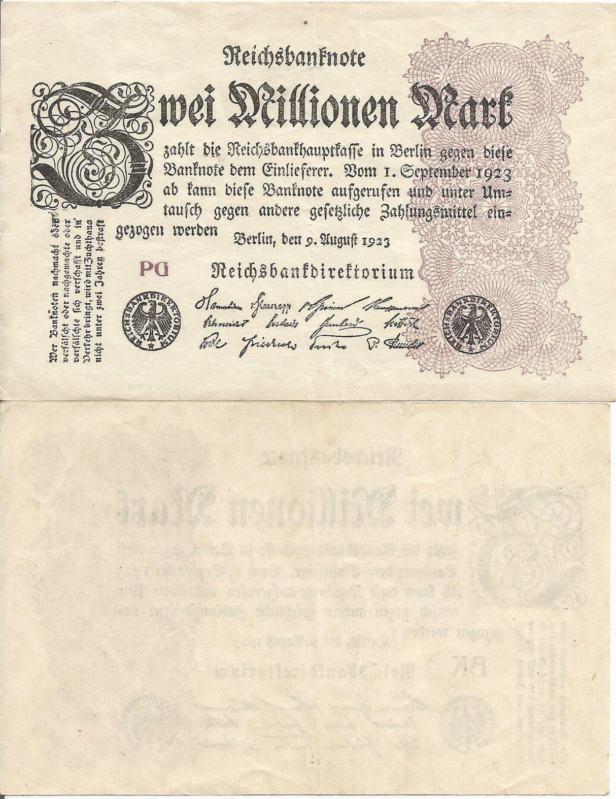 Germany P104(XF) 2,000,000 Mark