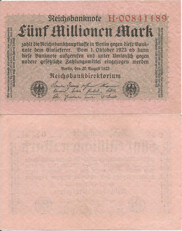 Germany P105(XF) 5,000,000 Mark