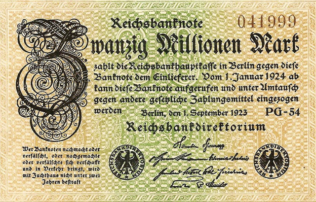 Germany P108(XF) 20,000,000 Mark