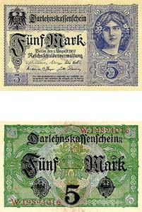 Germany P56b(U) 5 Mark