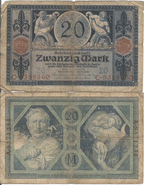 Germany P63(VG) 20 Mark