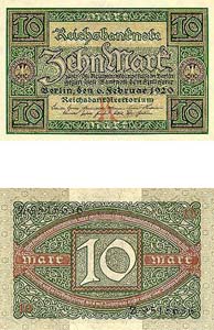 Germany P67(AU) 10 Mark