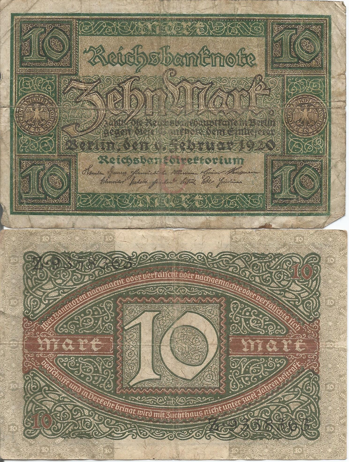 Germany P67(VG-F) 10 Mark