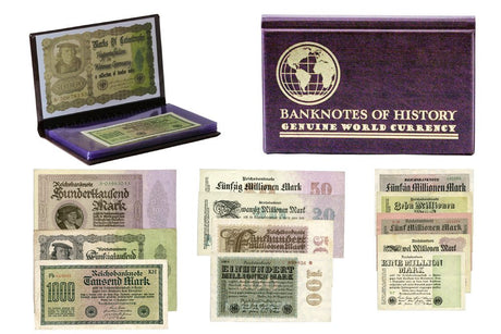 Hyperinflation in Weimar Germany, A Collection of Twelve Notes (GERMANYINFL12BNFOLIO)