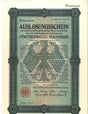 GERMBOND1925-25RM(U) Germany 25 Reichsmark bond issue, 1925