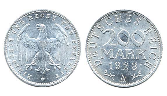 Germany KM35(U) 1923A 200 Mark