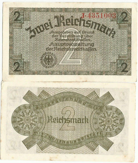 Germany PR137(AU-U) 2 Reichsmark