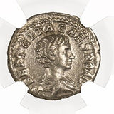 GETA(AR)NGC(VF) Geta Silver Antoninianus NGC Certified Slab(VF)