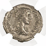 GETA(AR)NGC(XF) Geta Silver Antoninianus NGC Certified Slab(XF)