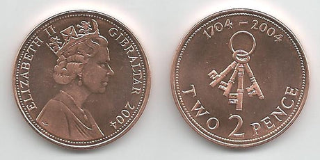 Gibraltar KM1044(U) 2 Pence