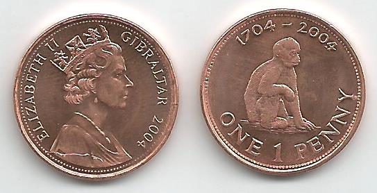 Gibraltar KM1046(U) 1 Penny