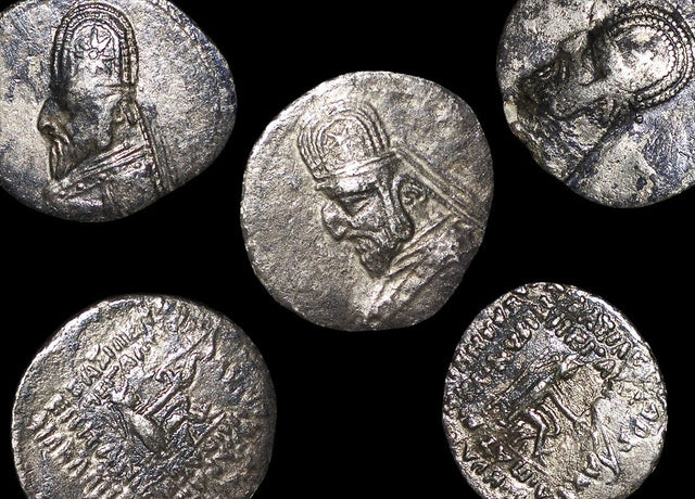 GK-PARTHIAN-KINGS Ancient Greek , Parthian Empire, Varius Kings (247 BCE - 224 CE), Drachm(C)