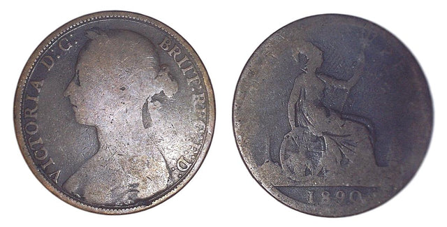 Great Britain KM755(VG) Victoria: 1 Penny