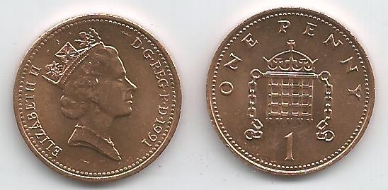 Great Britain KM927(U) 1 Penny