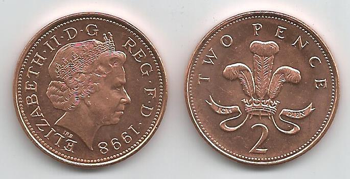 Great Britain KM987(U) 2 Pence