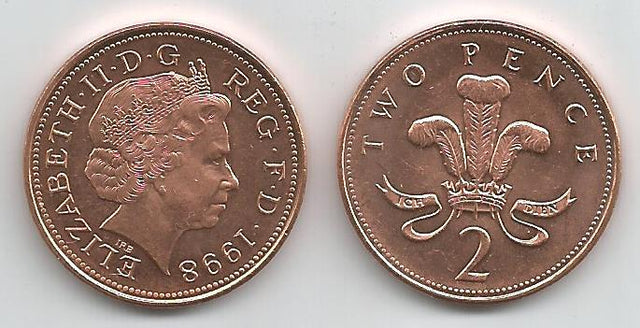 Great Britain KM987(U) 2 Pence