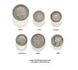 The Great War Box: 6 Silver Coins from the First World War (WWI) (Six-Coin Box) (GREATWAR6CNBOX)