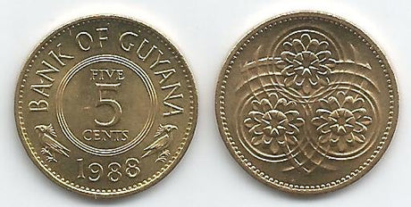 Guyana KM32(U) 5 Cents