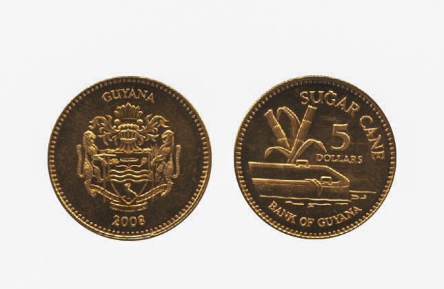 Guyana KM51(U) 5 Dollars