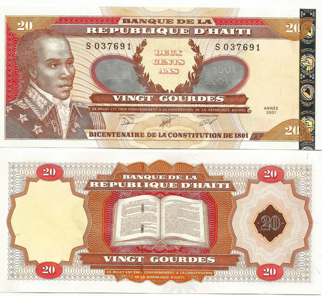 Haiti P271A(U) 20 Gourdes