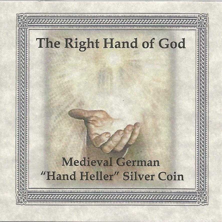 HANDHELLER-BBOX Hand of God: Medieval Silver Hand Heller (low grade) (Black Box)