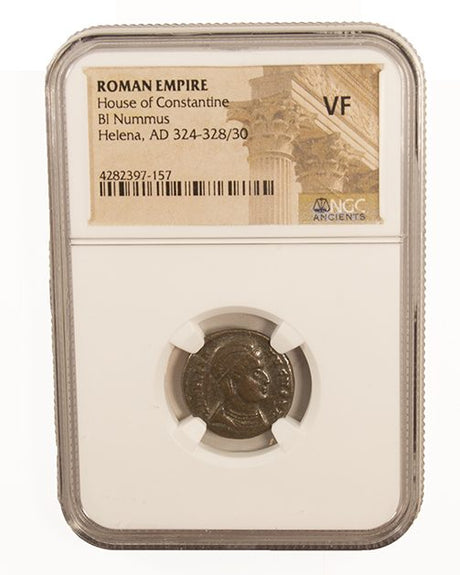 HELENA(AE3)NGC(VF) Roman AE of Helena (AD 324-337) NGC(VF)