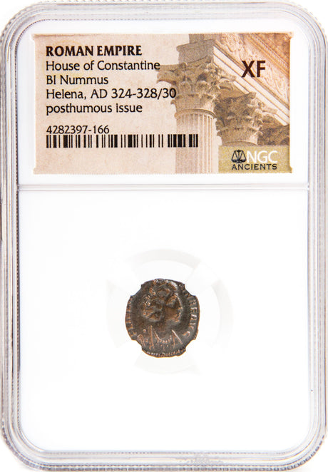 HELENA(AE4)NGC(XF) Roman AE of Helena (AD 324-337) NGC(XF)