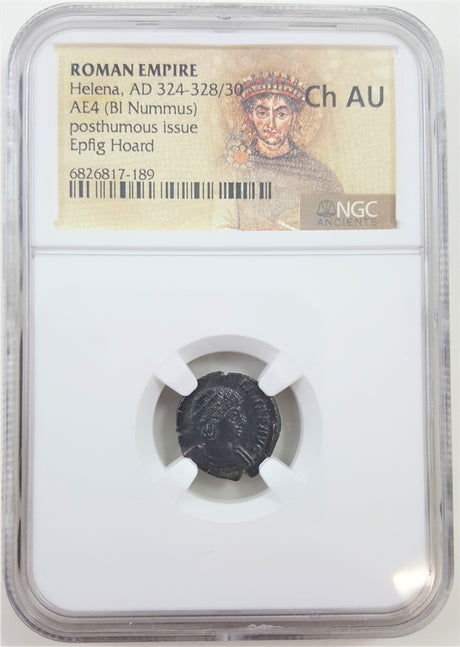 HELENA(EPFIG)NGC(CH-AU) Roman AE of Helena (AD 324-337) Epfig Hoard NGC(CH-AU)