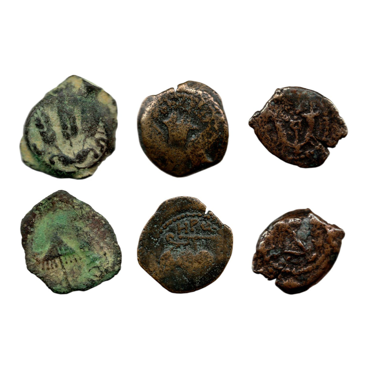 HERODDYN3CNBOX Herod Dynasty: Three Judaean Bronze Coins of the Biblical Holy Land (Three-Coin Box)