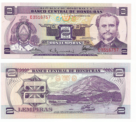 Honduras P61(U) 2 Lempiras