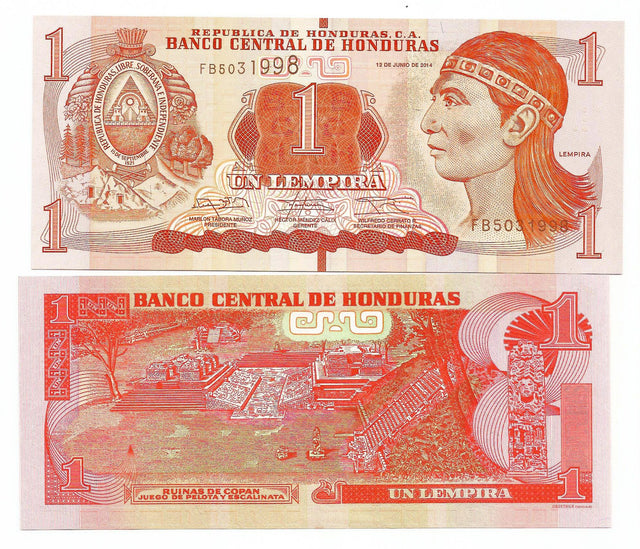 Honduras P96(U) 1 Lempira