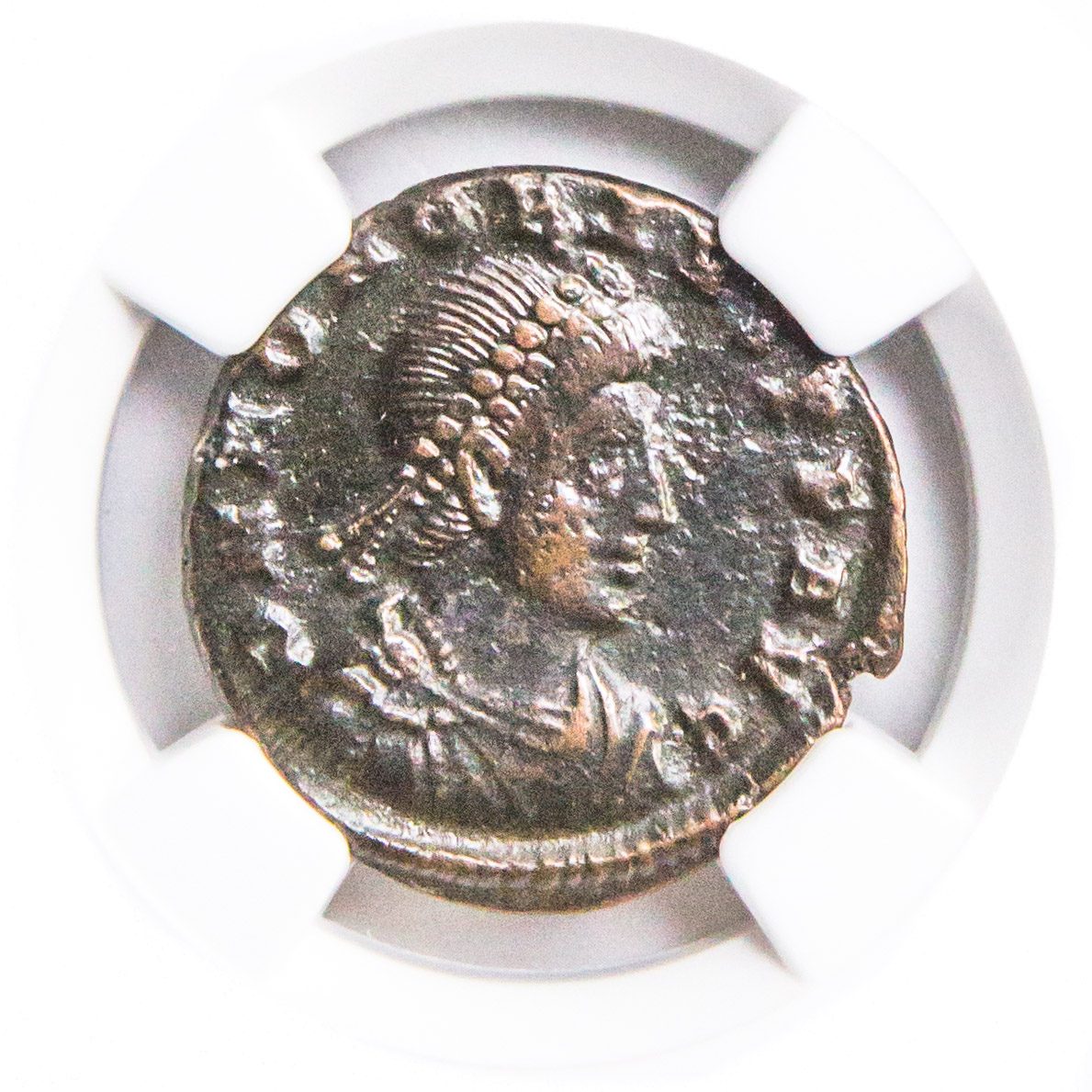 HONORIUS(AE2)NGC(VF) Roman AE of Honorius (AD393-423) NGC(VF)