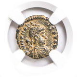 HONORIUS(AE4)NGC(XF) Roman AE of Honorius (AD393-423) NGC(XF)